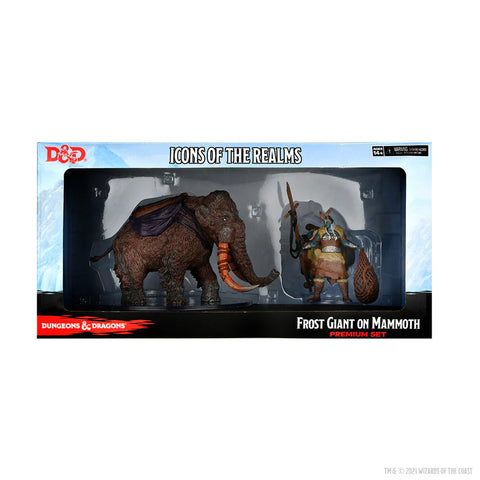 Dungeons & Dragons - Icons of the Realms: Premium Miniatures - Frost Giant and Mammoth