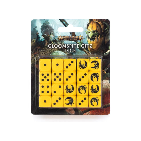 Age of Sigmar - Gloomspite Gitz: Dice Set (89-77)
