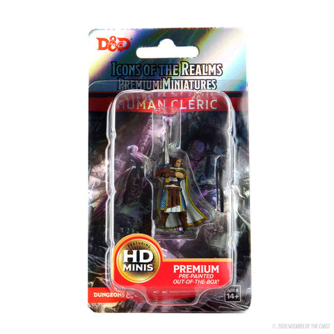 Dungeons & Dragons - Icons of the Realms: Premium Miniatures - Human Cleric Male
