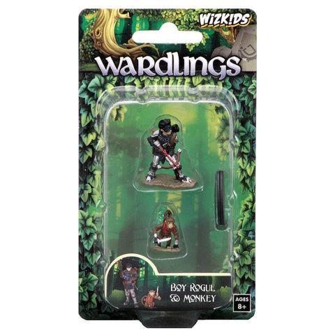 WizKids Wardlings Painted Miniatures: Boy Rogue & Monkey