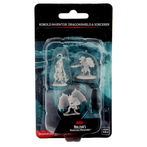 Dungeons & Dragons - Nolzurs Marvelous Miniatures: Kobold Inventor Dragonshield & Sorcerer