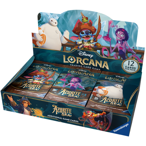 Disney Lorcana - (Series 6) Azurite Sea: Booster Display