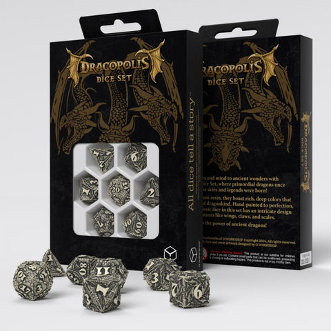 Q Workshop - Dracopolis Dice Set: The Scandinavian Blackfang
