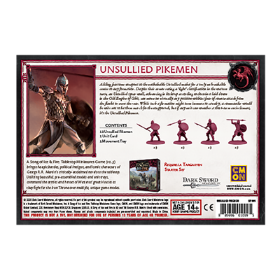 A Song of Ice and Fire - Targaryen: Unsullied Pikemen