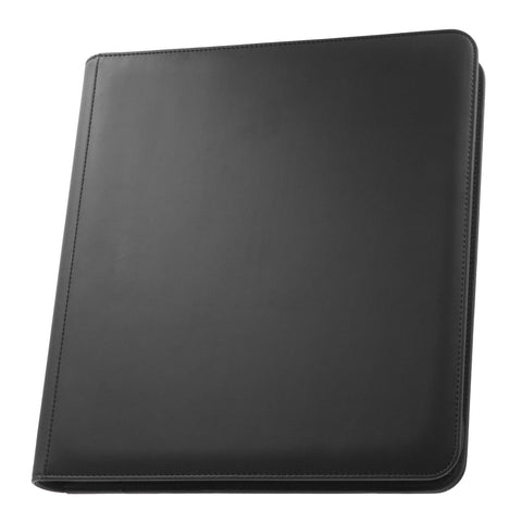 Palms Off Gaming - STEALTH 12 Pocket Zip Trading Card Binder: Black