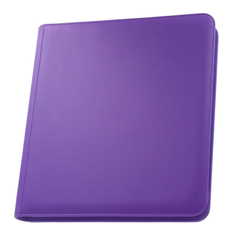 Palms Off Gaming - STEALTH 12 Pocket Zip Trading Card Binder: Purple