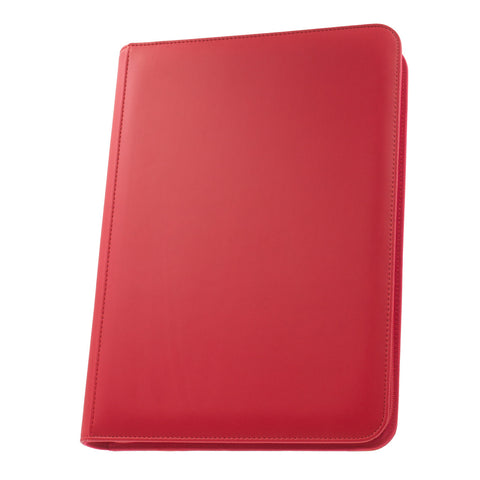 Palms Off Gaming - STEALTH Zip Binder: 9 Pocket - Red