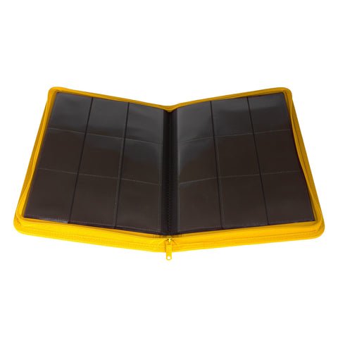 Palms Off Gaming - STEALTH Zip Binder: 12 Pocket - Yellow