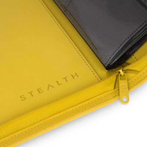 Palms Off Gaming - STEALTH Zip Binder: 12 Pocket - Yellow
