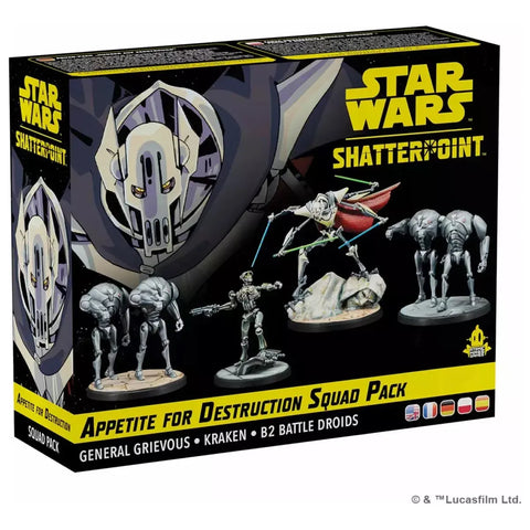 Star Wars: Shatterpoint - (SWP05) Appetite for Destruction Squad Pack (General Grievous)