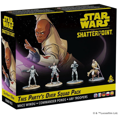 Star Wars: Shatterpoint - (SWP08) This Partys Over Squad Pack (Mace Windu)