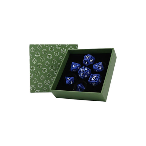 Let's Play Games - Dice Set: Hollow RPG - Clockwork Sun: Blue/White