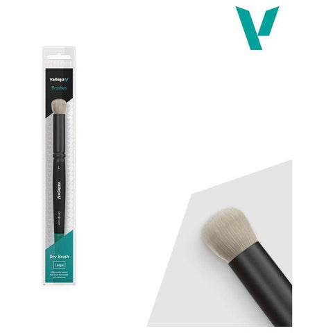 Vallejo - Brush Range: Dry Brush Natural Hair Large