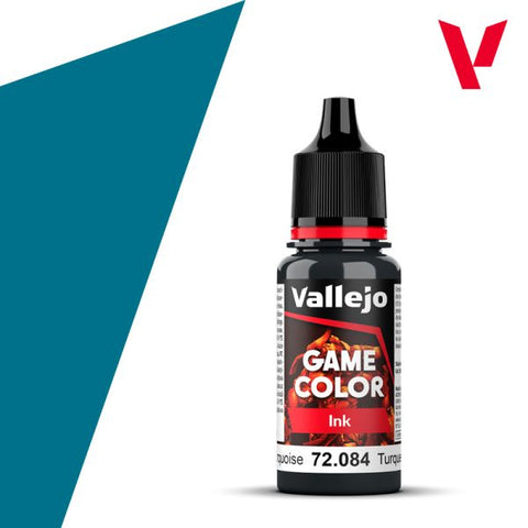 Vallejo - Game Colour Ink Range: Dark Turquoise