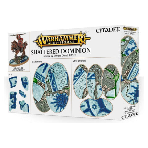 Age of Sigmar - Shattered Dominion: 60 And 90mm Oval Bases