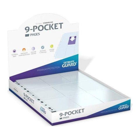 Ultimate Guard 9 Pocket Pages Clear 1-piece