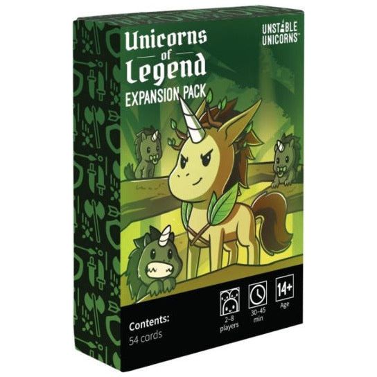 Unstable Unicorns Unicorns Of Legend Expansion Pack Table Top Warfare