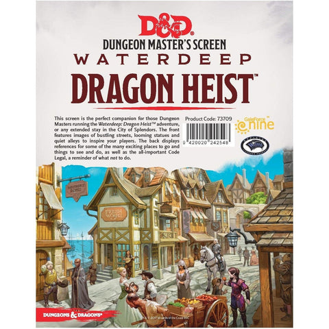 D&D Dm Screen - Waterdeep Dragon Heist