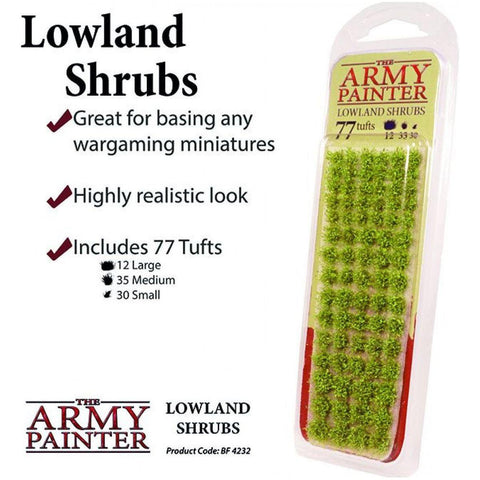 The Army Painter - Battlefield Tufts: Lowland Shrubs 77pc