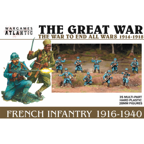 Wargames Atlantic - The Great War - French Infantry 1916-1940