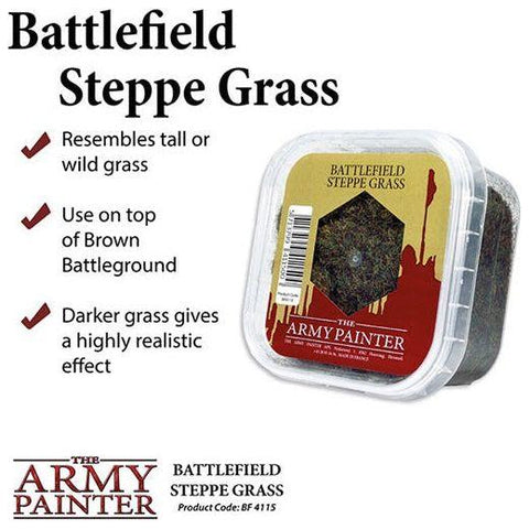 The Army Painter - Battlefield Basing: Steppe Grass