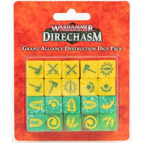Warhammer Underworlds - Grand Alliance Destruction: Dice Set