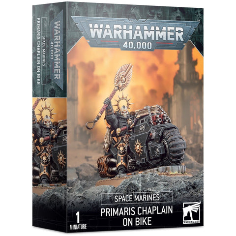 Warhammer 40000 - Space Marines: Primaris Chaplain On Bike (48-31)