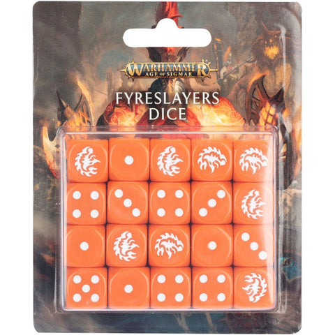 Age of Sigmar - Fyreslayers: Dice Set (84-50)