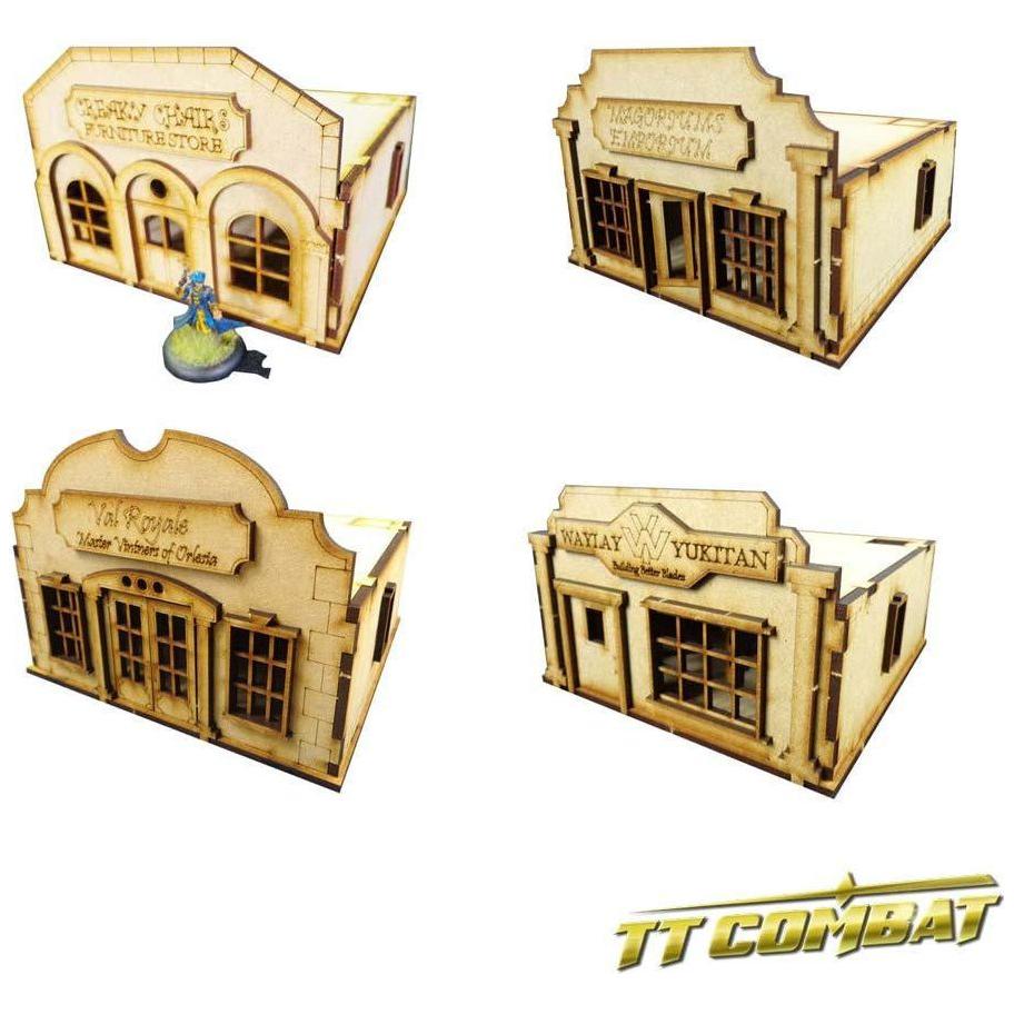 Tabletop Scenics Old Town Scenics Store Set Table Top Warfare