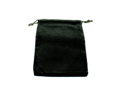 Chessex - Suedecloth Dice Bag: Small 4x6 (Black)