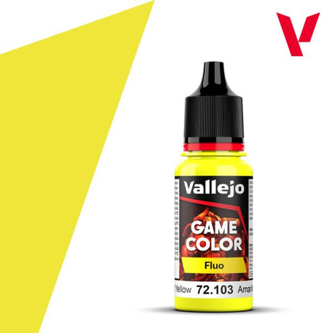 Vallejo - Game Colour Fluo Range: Yellow