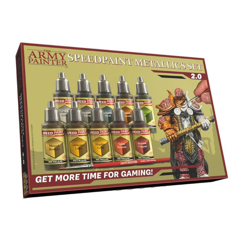 The Army Painter - Paint Set: Speedpaint Metallics Paint Set 2.0
