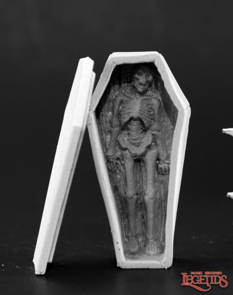 Reaper Miniatures - Dark Heaven Legends: Coffin And Corpse