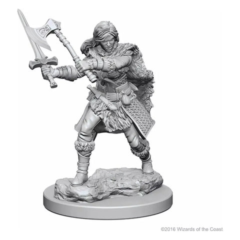 D&D Nolzurs Marvelous Miniatures: Wave 1 - Human Barbarian Female