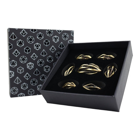 Let's Play Games - Dice Set: Hollow RPG - Elliptic: Tarnished Gold
