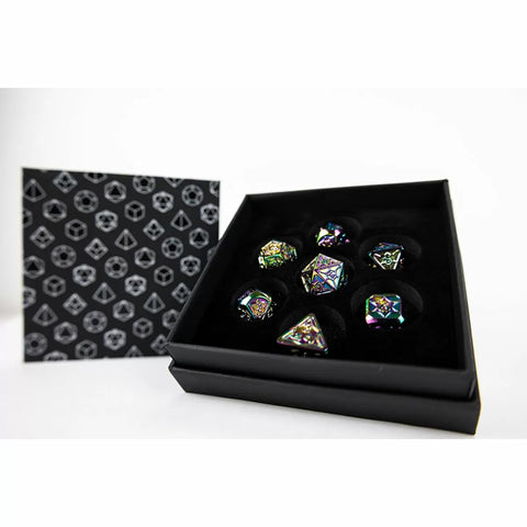 Let's Play Games - Dice Set: Metal RPG - Leadlight: Dazzle Dark