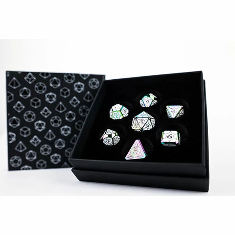 Let's Play Games - Dice Set: Metal RPG - Leadlight: Dazzle Bright