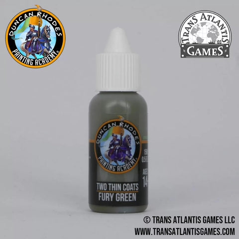 Two Thin Coats - Fury Green 15ml