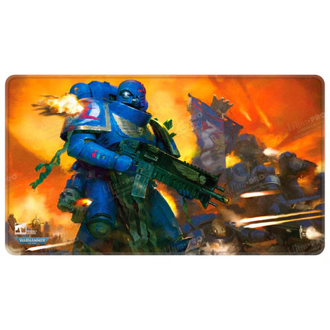 Ultra PRO - Stitched Edge Playmat: Warhammer 40000 - Space Marines