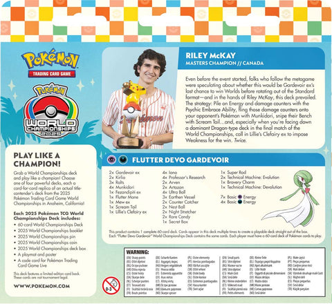 Pokemon TCG - World Championships 2025 Decks: Riley McKay