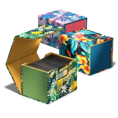 Ultimate Guard - Sidewinder 100+ Xenoskin Deck Box: Floral Places - Bahia Green