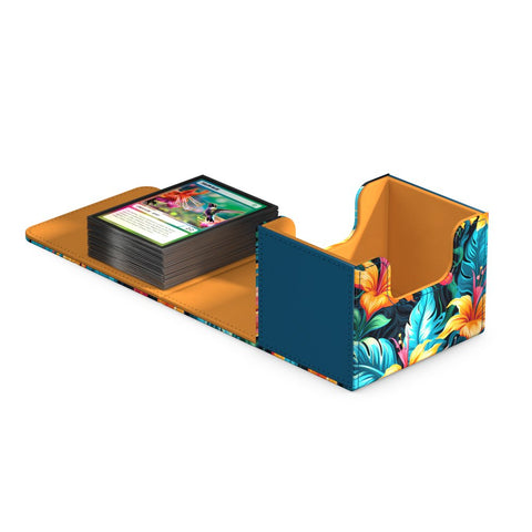 Ultimate Guard - Sidewinder 100+ Xenoskin Deck Box: Floral Places - Bahia Green