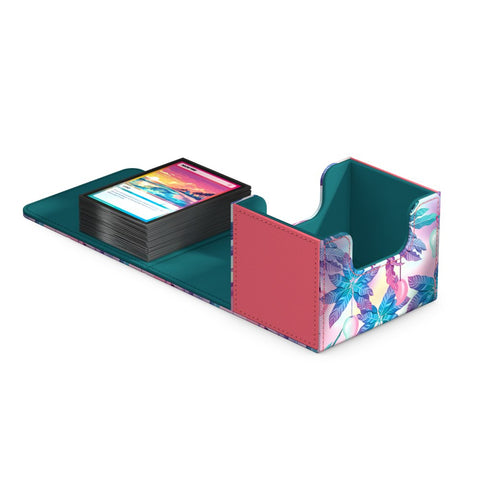 Ultimate Guard - Sidewinder 100+ Xenoskin Deck Box: Floral Places - Bahia Green