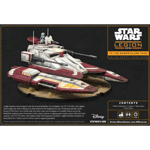 Star Wars: Legion - Galactic Republic: TX-130 Saber-Class Tank (SWQ27)