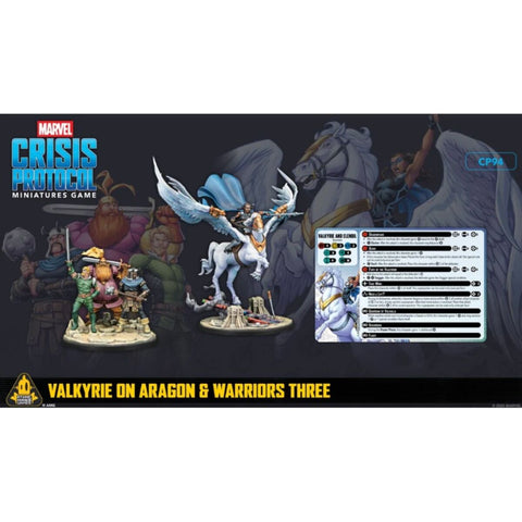 Marvel: Crisis Protocol - (CP94) Valkyrie on Elendil & Warriors Three
