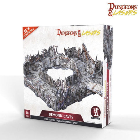 Dungeons & Lasers - Half-Height Walls: Demonic Caves