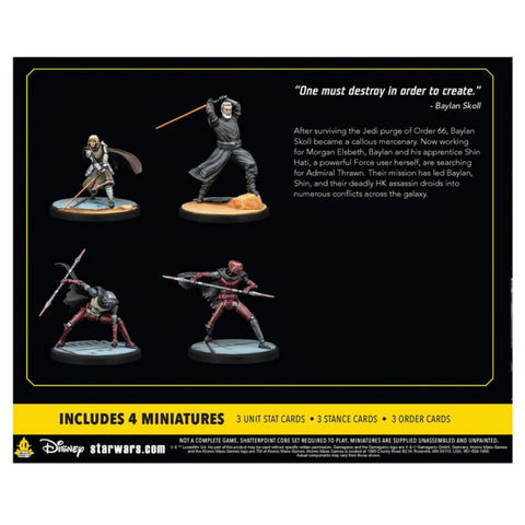 Star Wars: Shatterpoint - Secure the Future Squad Pack (Baylan Skoll)