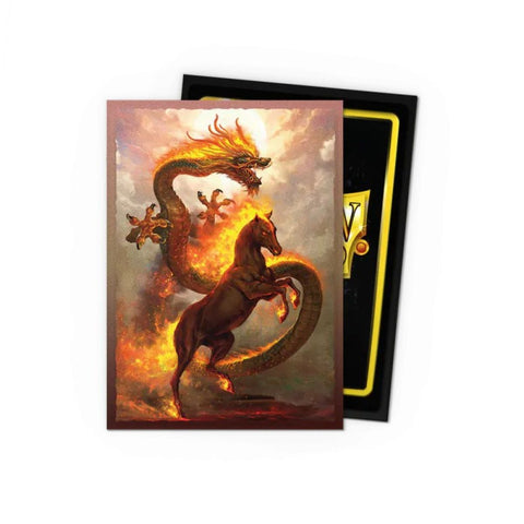 Dragon Shield - Standard Size Sleeves: Dual Matte Art - Lunar New Year 2026: Fire Horse