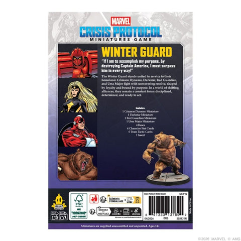 Marvel: Crisis Protocol - (MCP19) Winter Guard Affiliation Pack