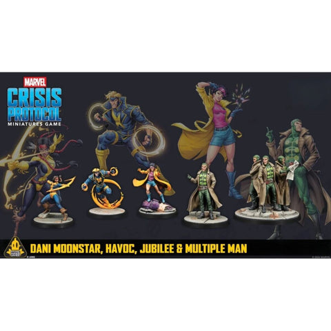 Marvel: Crisis Protocol - Dani Moonstar, Jubilee, Multiple Man & Havok